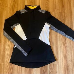 Quarter Zip Half Pullover with Thumb holes